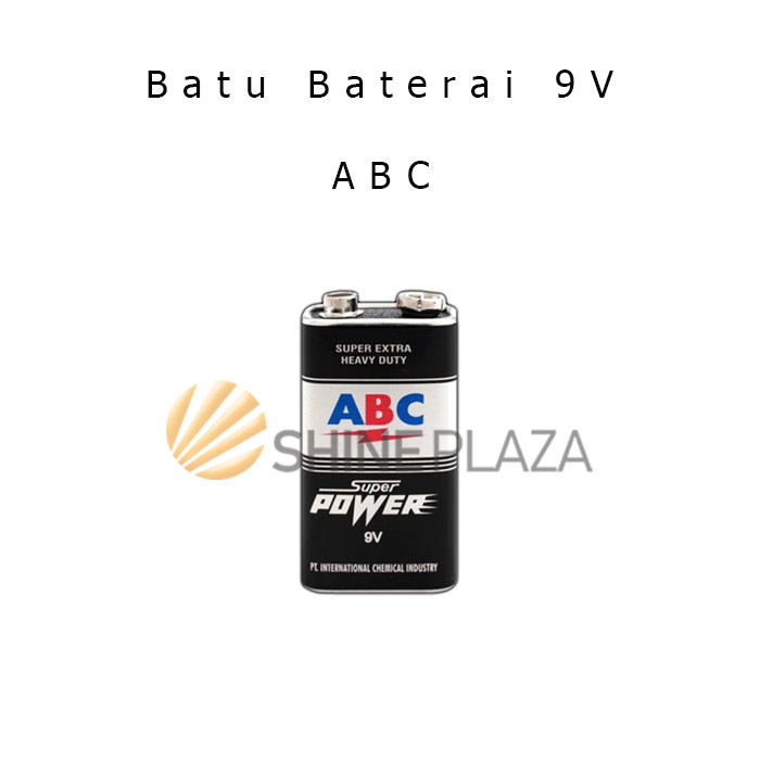 BATU BATERAI BATERE KOTAK ABC 9V - SUPER POWER BATTERY BATRE 9 VOLT