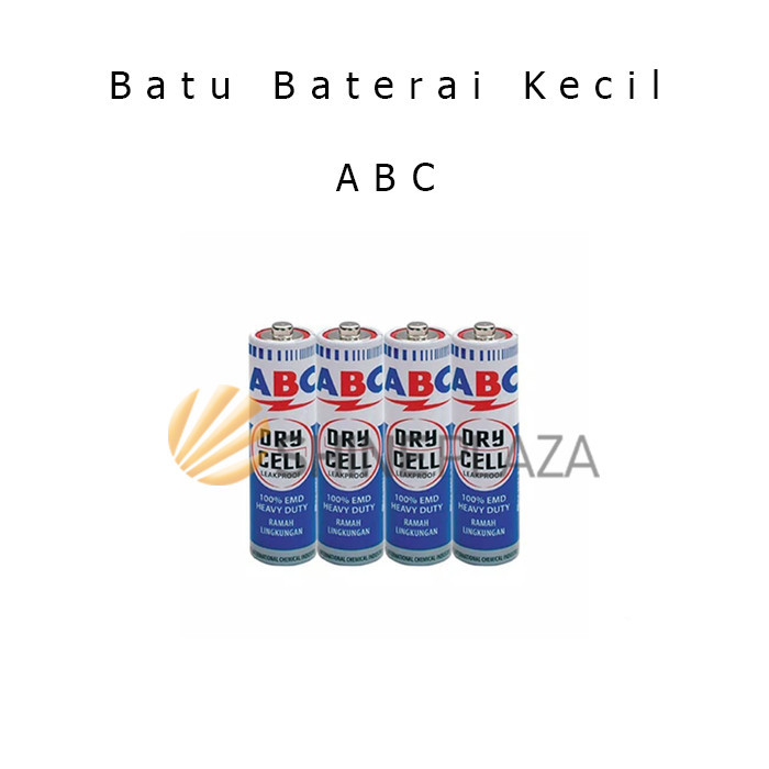 

BATU BATERAI ABC BIRU AA - BATERE ABC AA - BATERAI ABC KECIL ISI 4 PCS