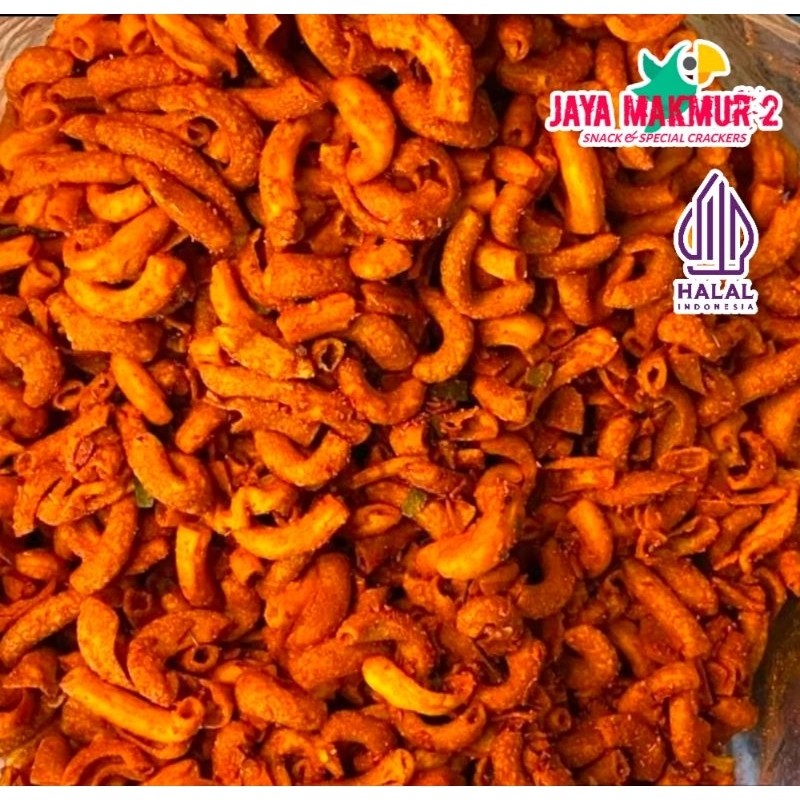 

makaroni pedas pipa 500gram pedas daun jeruk