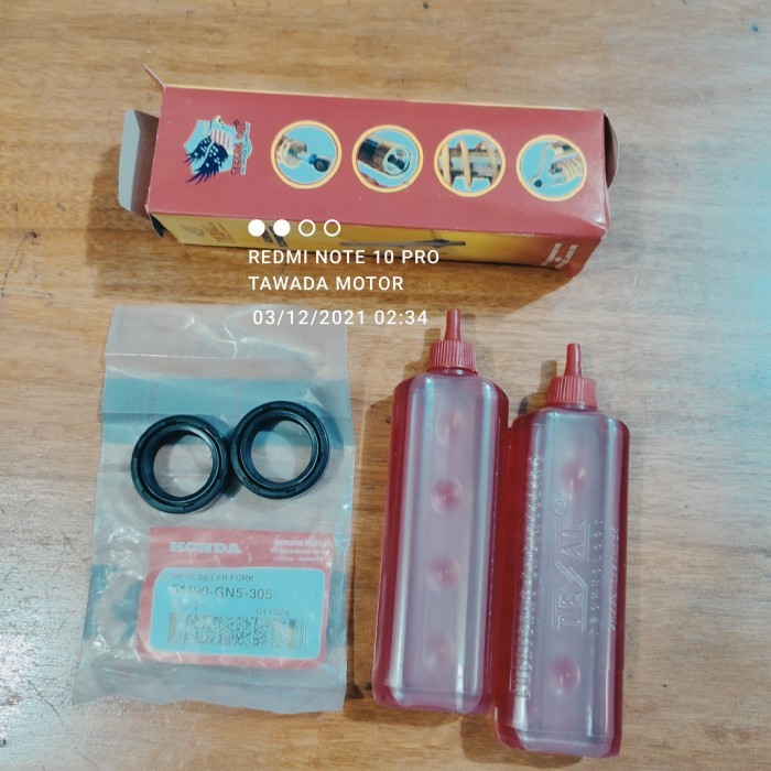 Sil Oli Sokbreker Set Depan Motor Honda Beat Fi Barang Langka