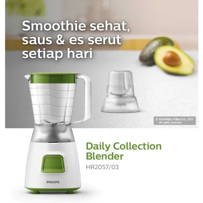 Blander Philips Hr 2056 / Blander Plastik Philips 1,25 Liter