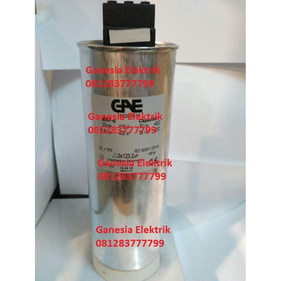 Pasti M4ntep- GAE CAPACITOR mkpc 20KVAR 415V MKP 3PHASE kapasitor bank 20 kvar