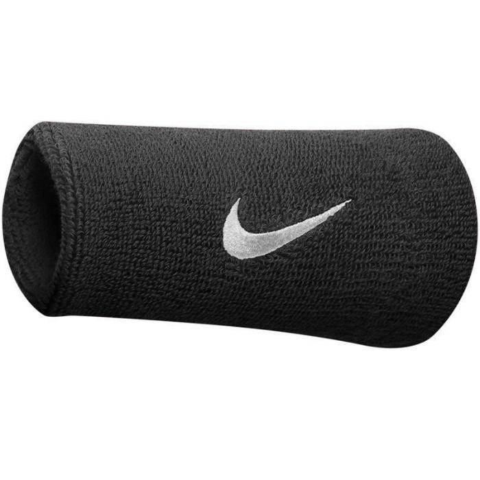 WRISTBAND NIKE TENNIS SWOOSH DOUBLE WIDE SWEATBAND HAND BAND TEBAL PANJANG