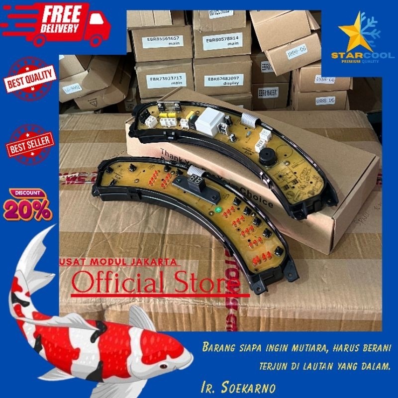 SHARP ES-N70 / ES-N75 modul pcb mesin cuci Top Loading