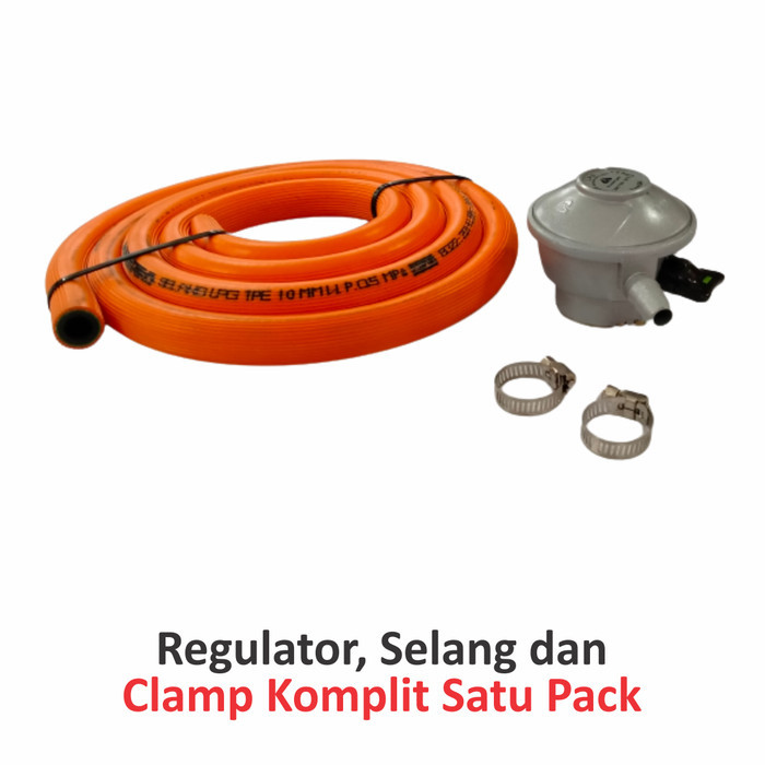 Regulator Kompor Gas Azalea Sr Az02 Selang 3 Lapis