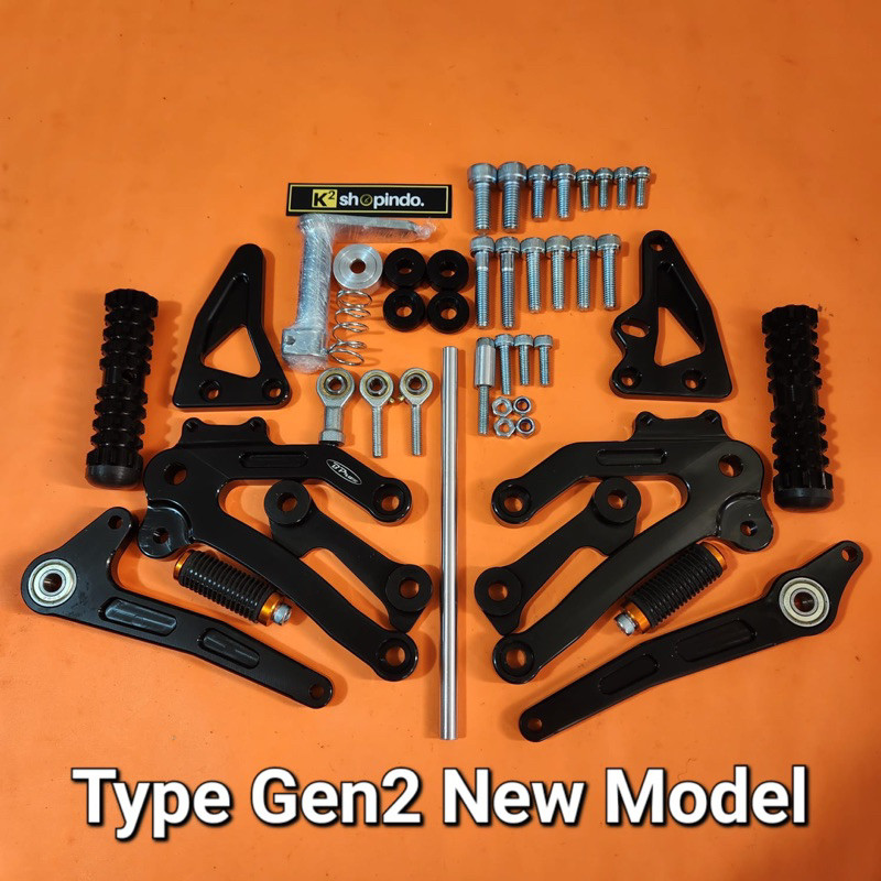 Footstep Underbone Bpro Ninja R SS ZX RR Mx King R15 v3 CBR 150 Rx King Vixion Full CNC Original B