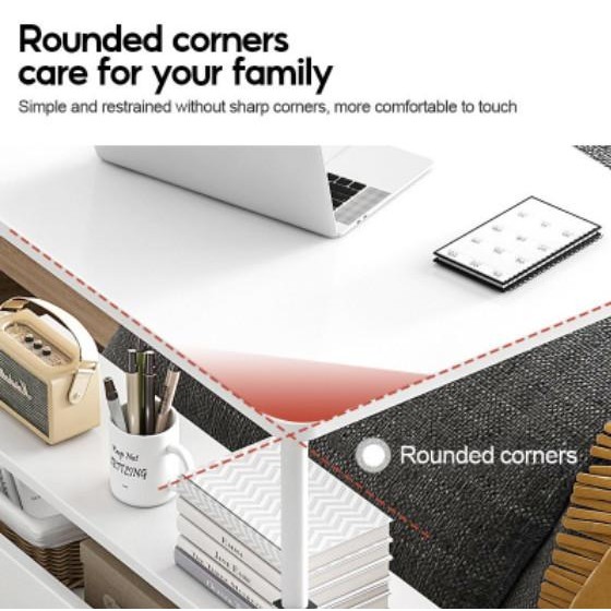 MEJA LAPTOP BELAJAR SERBAGUNA / MEJA RODA PORTABLE STAND TINGGI