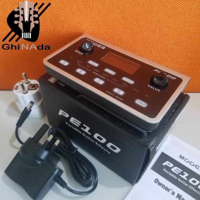 MOOER PE-100 Multi Efek Prosesor PE100 Gitar Portable