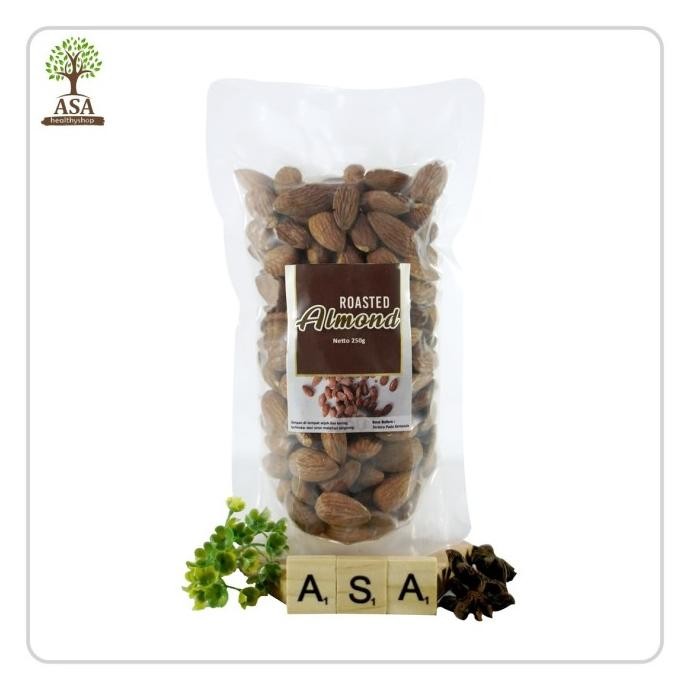 

roasted almond / kacang almond panggang 250gr termurah