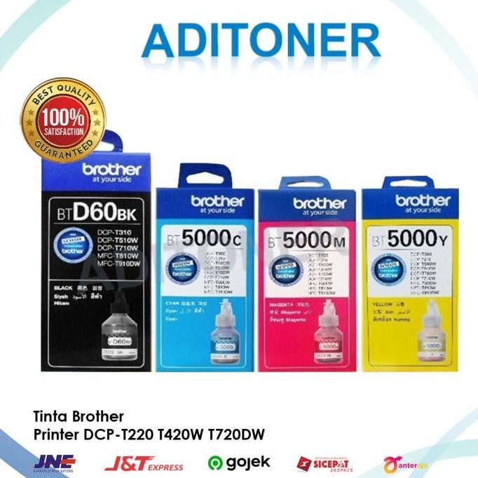 Original Tinta Brother Dcp T720Dw Original Bcym Printer Mfc-T810W T910Dw T4500Dw