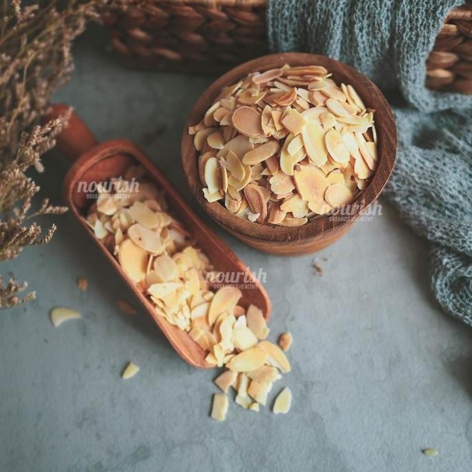 

roasted almond slice 100gr termurah