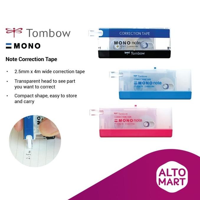 

Produk Baru!! Tombow Mono Note Correction Tape Tipe X Penghapus Pulpen