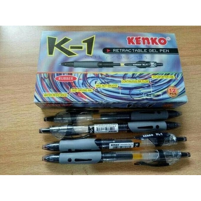 

Pulpen Gel Kenko K1 /Pack Stok Terbatas