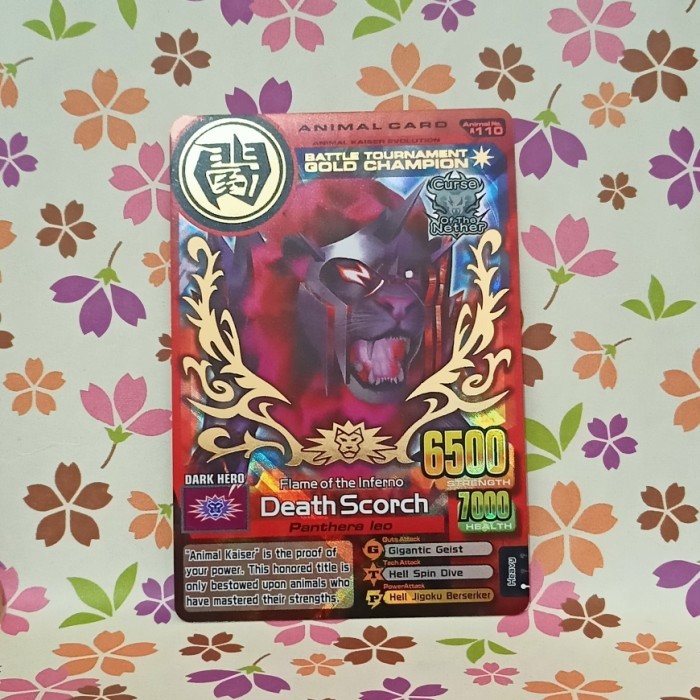death scorch gold champion animal kaiser