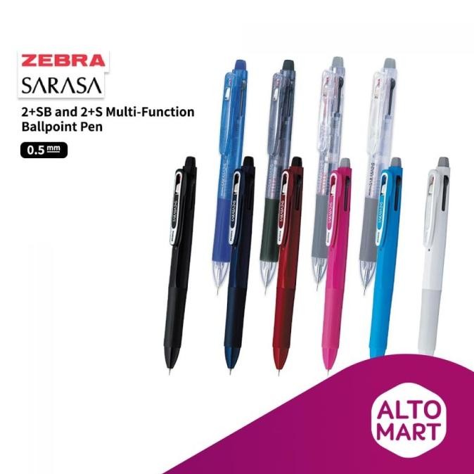 

Zebra Sarasa 2Sb 2S Multi-Function Ballpoint Pen 0.5 Mm Pulpen Pensil Stok Terbatas