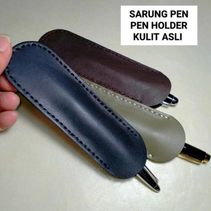 

Produk Baru!! pen holder sarung pulpen kulit asli