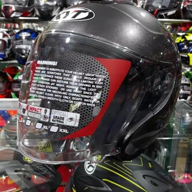 KYT HELM KYOTO SOLID GUNMETAL Terlaris