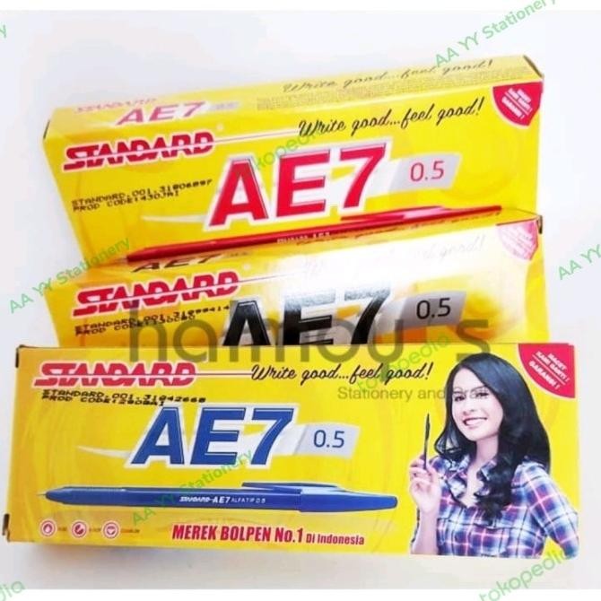 

Produk Baru!! pulpen standart Ae7 0,5 per lusin