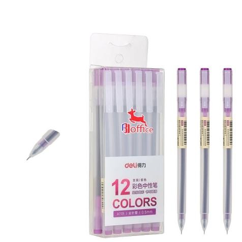 

Produk Baru!! Deli Gel Pen Color Pulpen Gel Needle Tip 0.5mm / Deli A119