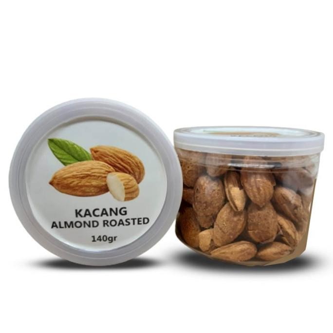 

kacang almond roasted premium 140gr - kacang almond panggang matang termurah