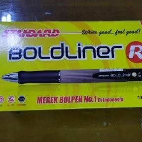 

Produk Baru!! Standard Pen - Boldliner R 1.0 - Pulpen Pena
