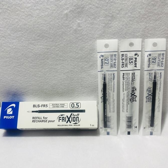 

Produk Baru!! REFILL PULPEN PILOT FRIXION BLS-FR5 0.5 MM HITAM / 1 BOX ISI 12 PCS