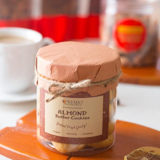 

almond cookies asli gurih enak 100gr termurah