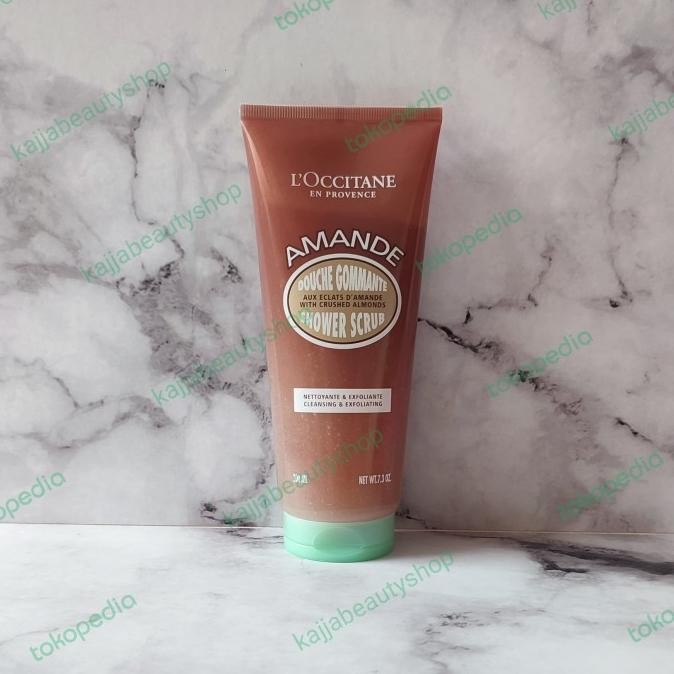 

loccitane almond shower scrub 200ml termurah