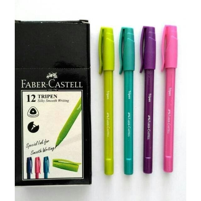 

Produk Baru!! [ PACK ] Pulpen Ballpoint 0,7 - Faber Castell Tripen MURAH!