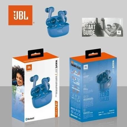 JB.L Wave 200TWS True Wireless Earbuds Water & Dust Resistant, Up to 15 hours of battery life Real S