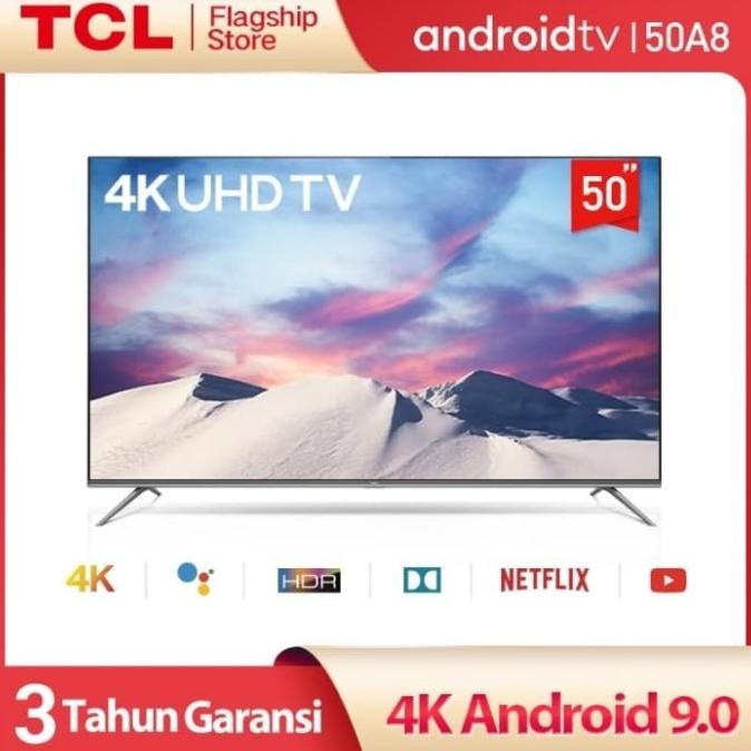 Diskon TV LED TCL 50A8 ANDROID SMART 50INCH