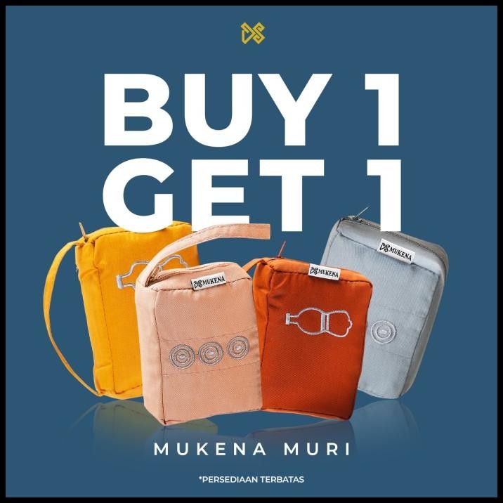 Ds Modest - Mukena Travel Waterproof Rekor Muri Promo Beli 1 Gratis Best Seller