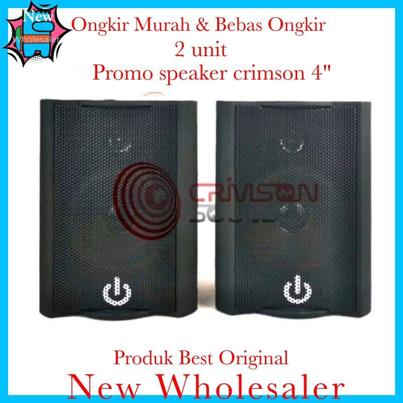 Paket sound speaker crimson 6 titik crimson original Cafe Restoran dan kantoran garansi resmi