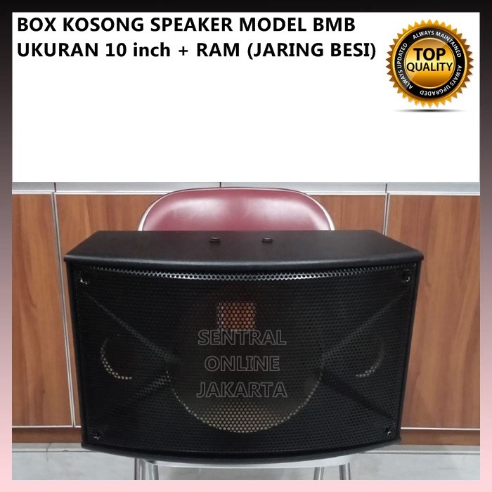 BOX KOSONG SPEAKER 10inch 10 inch MODEL JBL + RAM JARING BESI TEBAL