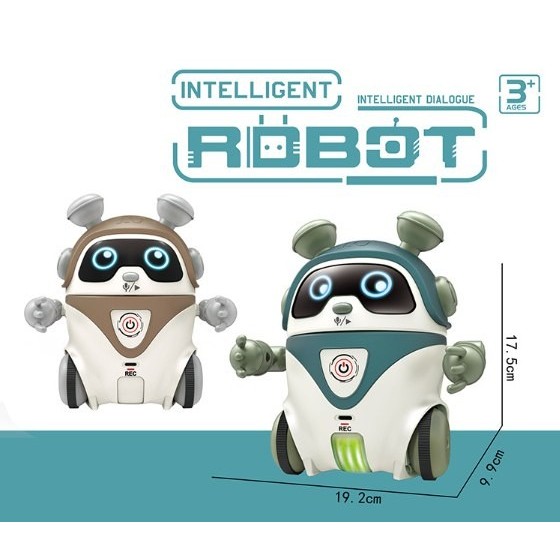 Murah Mainan Anak Robot Pintar AI dengan Perintah Suara, Smart AI Robot Non COD