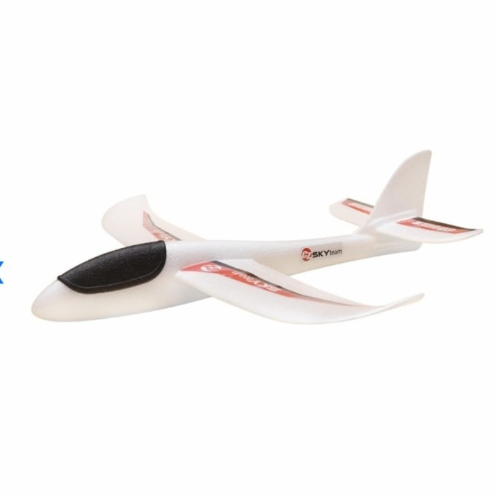 Murah CRUZER SKY TEAM POLYFOAM GLIDER AIRPLANE ORIGINAL CRUZER PESAWAT GABUS Non COD