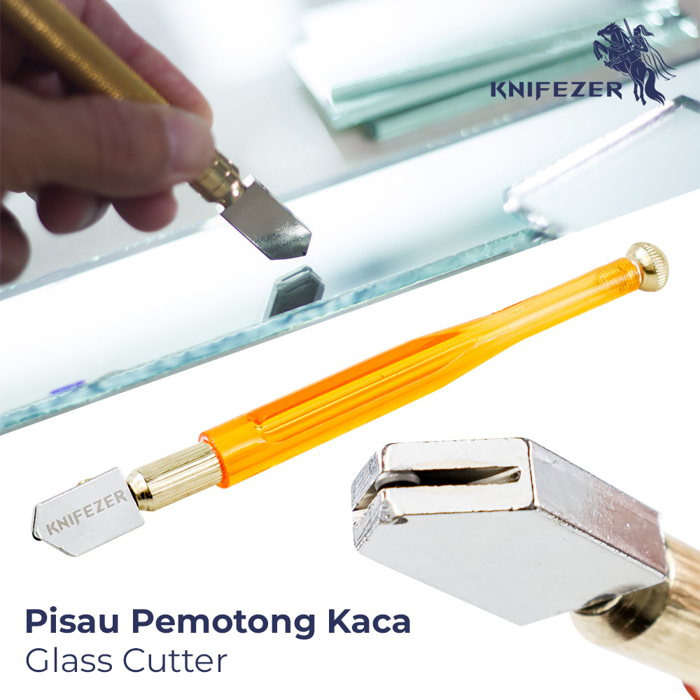 

[MURAH] KNIFEZER Pisau Pemotong Kaca Glass Cutter Diamond Cutting Tool - L9