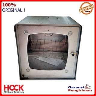 Oven Kompor Oven Tangkring Aluminium Plus Thermometer Tebal ORI Hock Zinc Alu