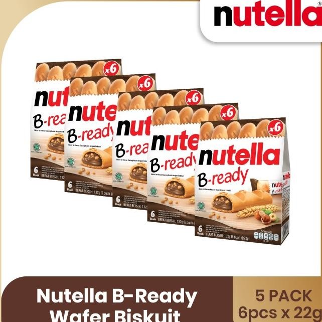 

Nutella Bready Wafer Biuit 132Gr 5Pc