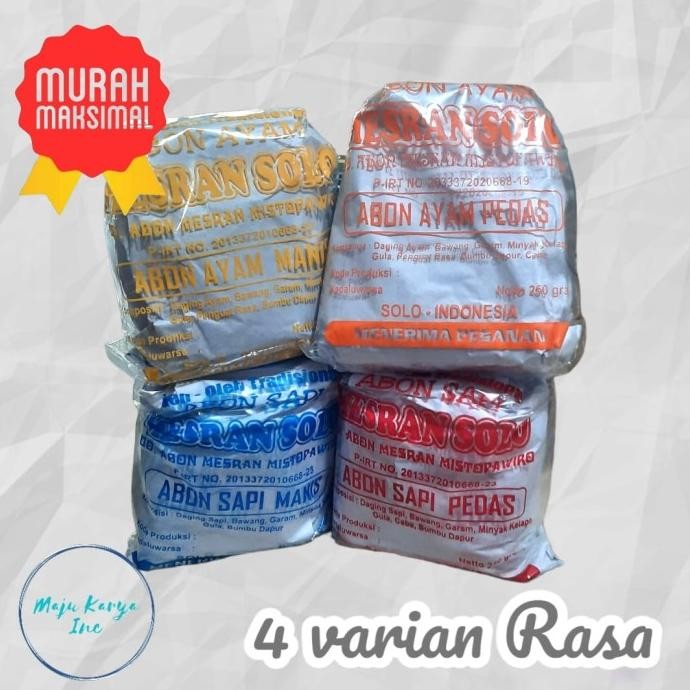 

Abon Mesran Sapi Ayam 250 gram Asli Solo L88S