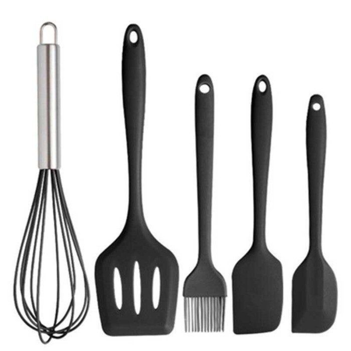 Peralatan Dapur 1 Set Alat Masak Set Spatula Set Sutil Silikon Set