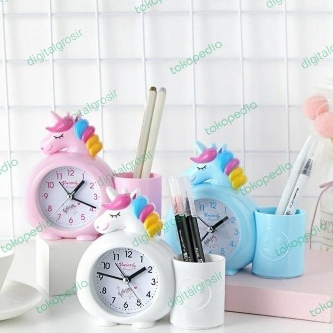 

Produk Baru!! Jam Beker Unicorn Jam Weker Dan Tempat Pulpen