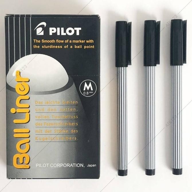 

Produk Baru!! Pulpen Balliner 0.8MM Pulpen Ball Liner Original hitam biru merah