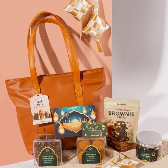 

Hampers Lebaran / Parcel Lebaran - Leather Bag - Sophia Set -Luckybite Original Dan Terpercaya