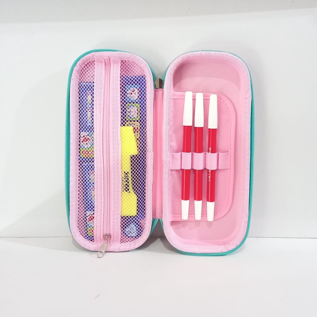 Tempat Pensil 3D Hadiah Anak Perempuan motif Ice Cream Cake Perlengkapan Anak Sekolah Kotak Pensil