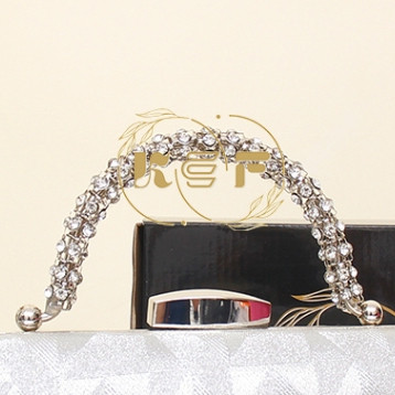 Handle Tas Pesta Permata / Tali Pendek Tas Pesta Permata / Jinjingan Pendek Tas Pesta/ Rantai Tas