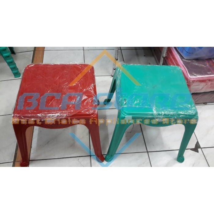 TERBARU Meja Plastik Meja Taman Meja Segi Meja Napolly 4343 MERAH HOT SALE