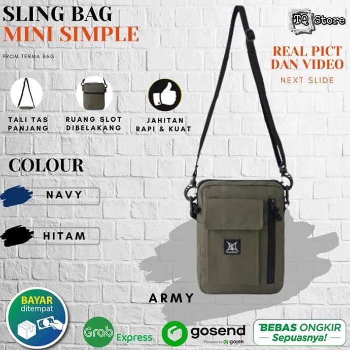TAS SELEMPANG PRIA DISTRO SIMPEL SLING BAG COWOK MINI KECIL MURAH