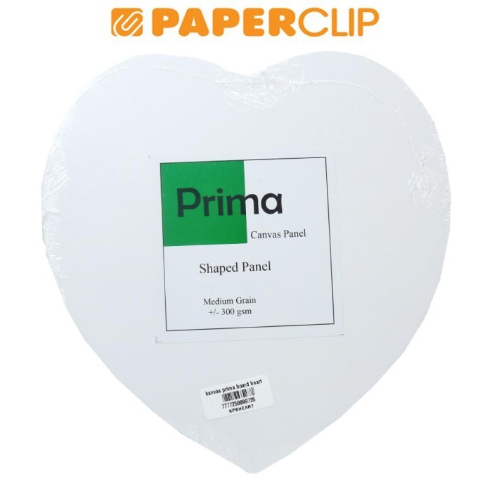 

CANVAS / SHAPED PANEL PRIMA BOARD HEART