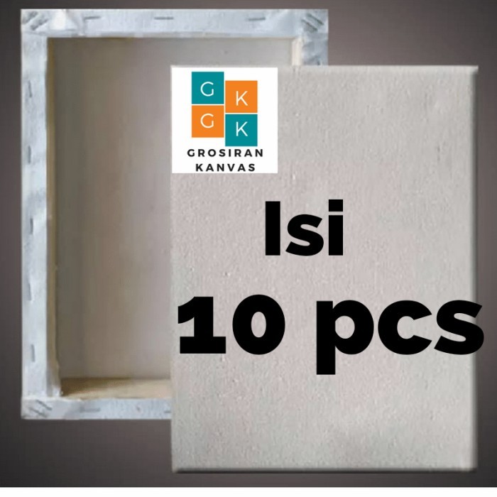 

TERLARIS! PAKET kanvas lukis 20x30 ISI 10 PCS CANVAS lukis 20 x 30 cm